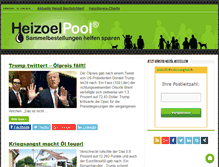 Tablet Screenshot of heizoelpool.de